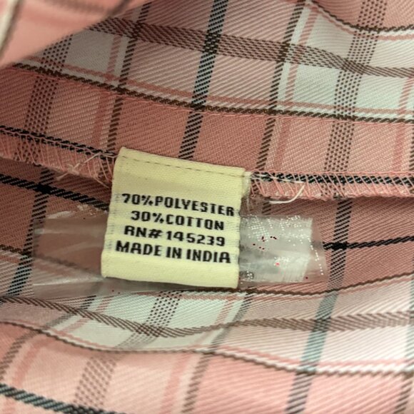Sim & Sam Pink Plaid Knee Length Skirt Size Small EUC - Picture 6 of 6